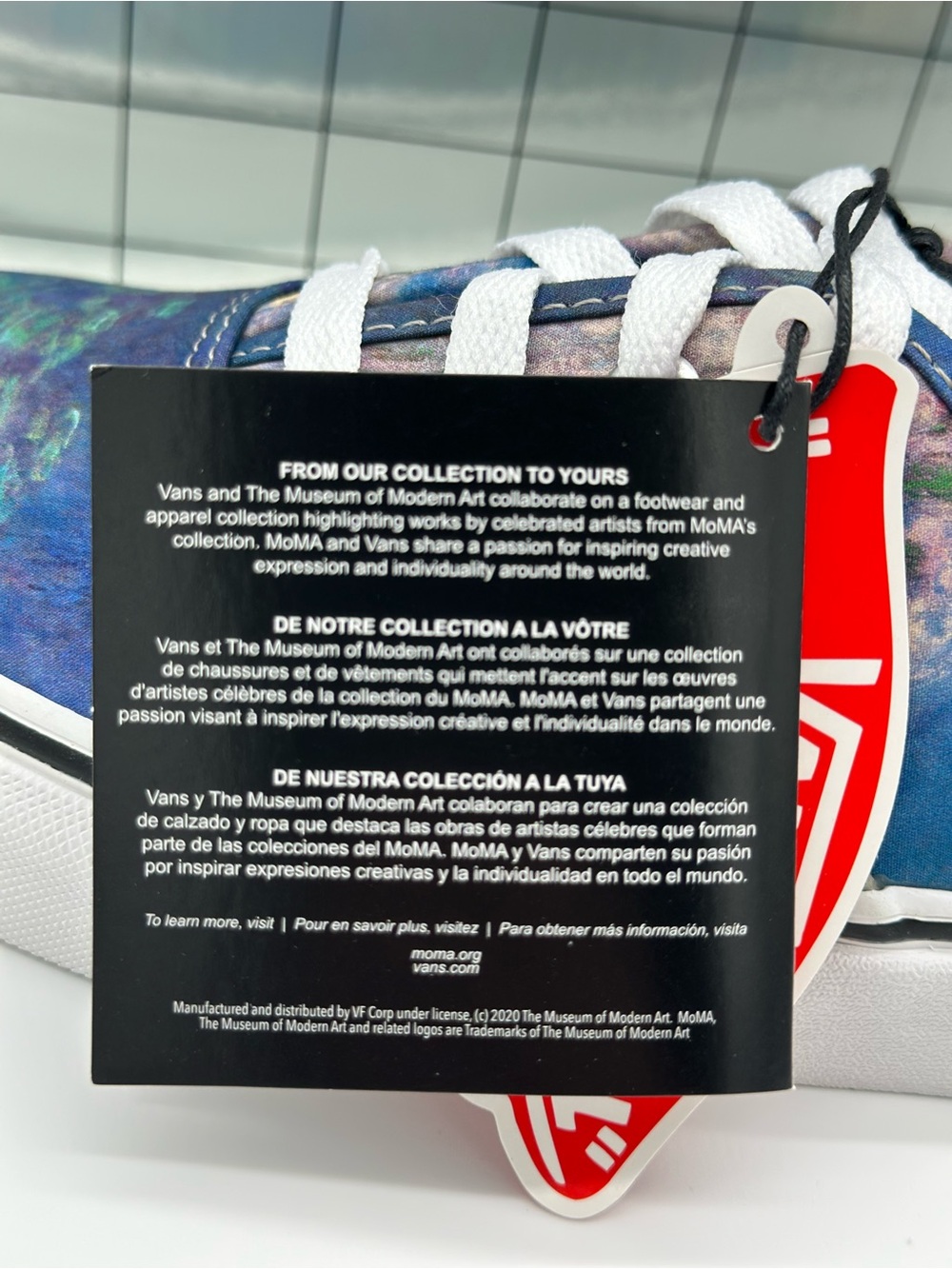 Vans x MoMA Multicolor Low Top Sneakers - White Laces - Picture 7 of 9